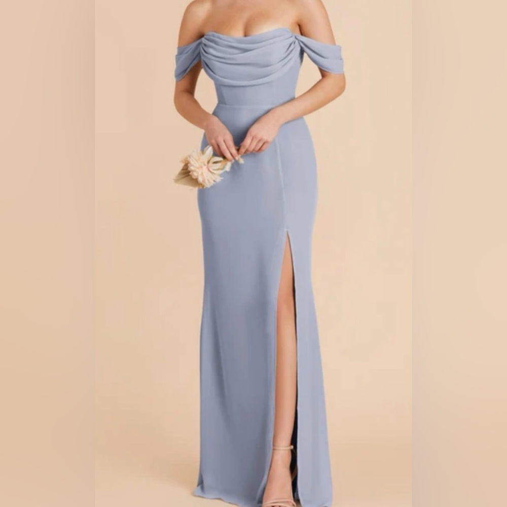 Elegant Blue Sleeveless Dress